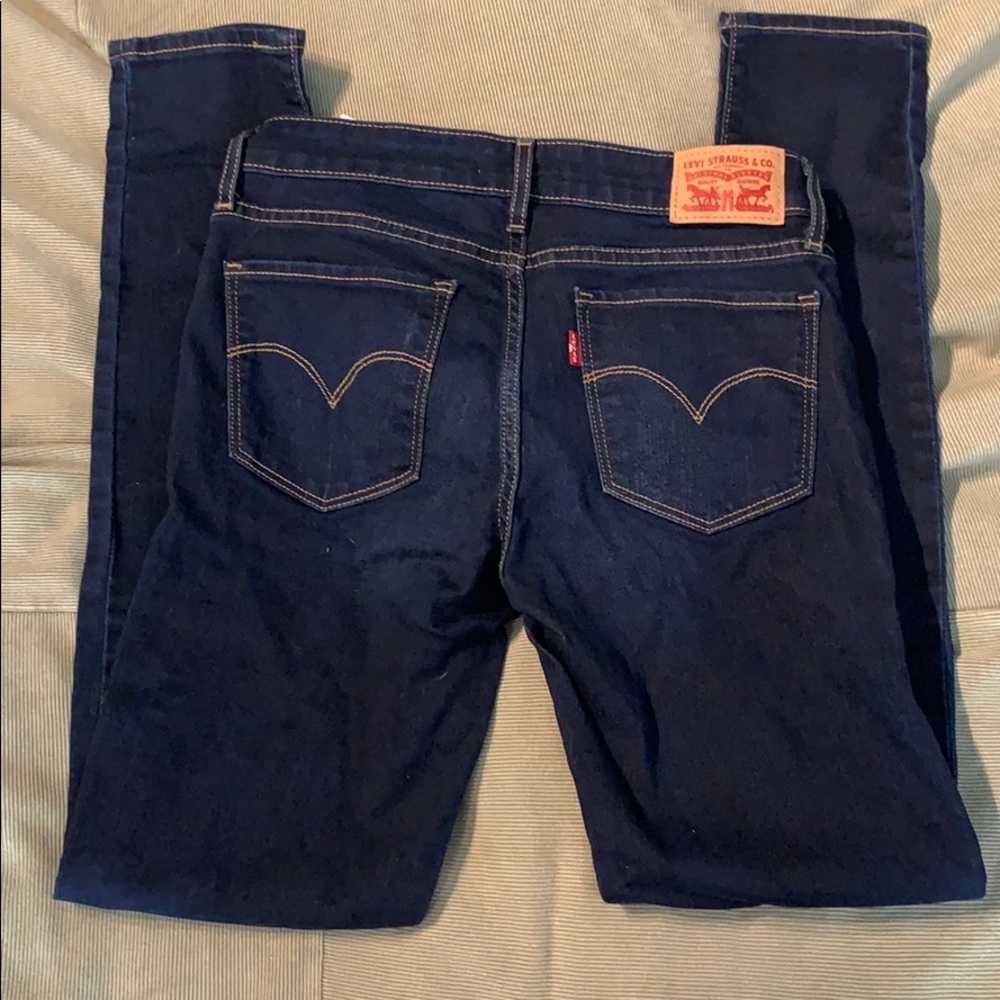 Levi’s 711 dark skinny jeans